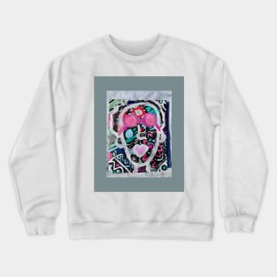 Rose Abstract Portrait Crewneck Sweatshirt